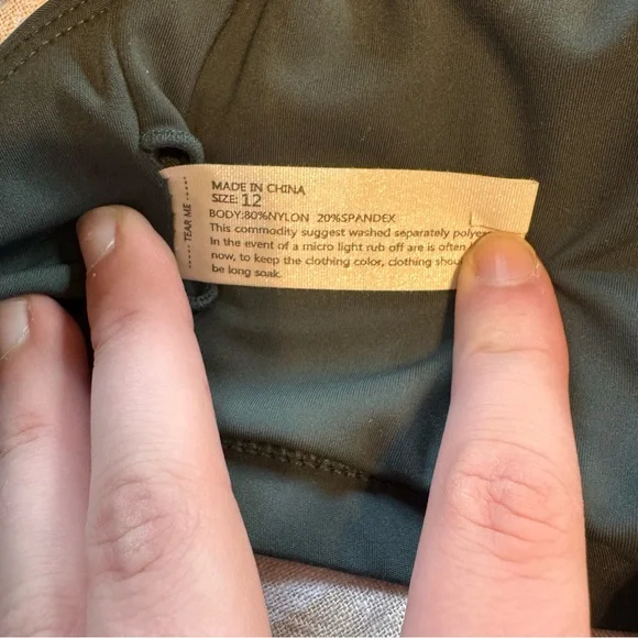 Lululemon Dark Green Sports Bra - Picture 5 of 5